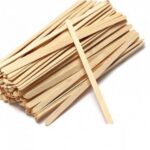 Mediniai pagaliukai ploni depiliacijai 14cm