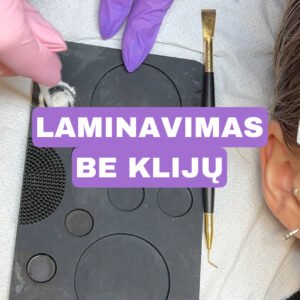Video pamoka blakstienų laminavimas be klijų